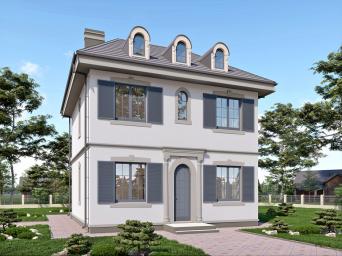 Двухэтажный дом с террасой, тремя спальнями и вторым светом